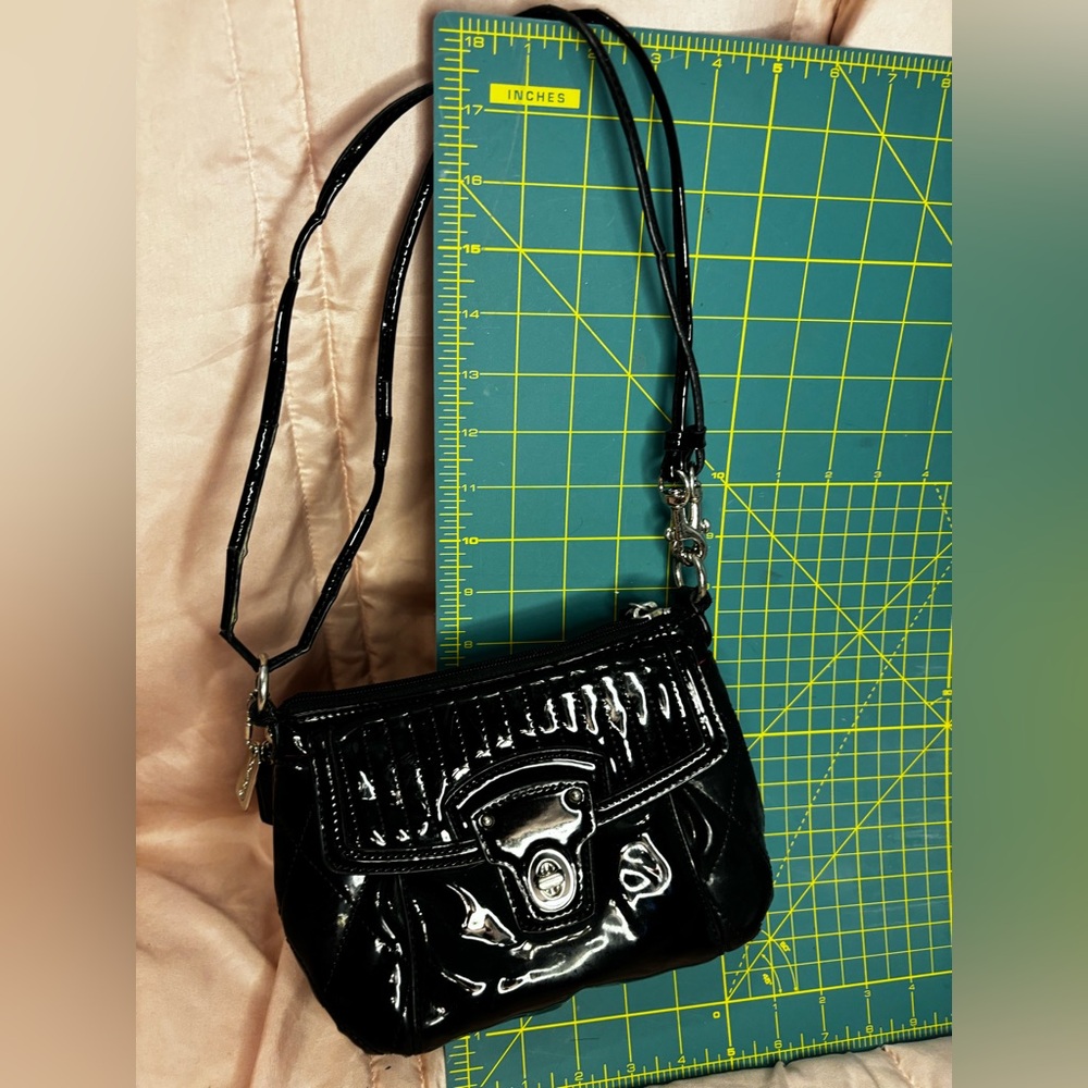 COACH Black Patent Leather handbag